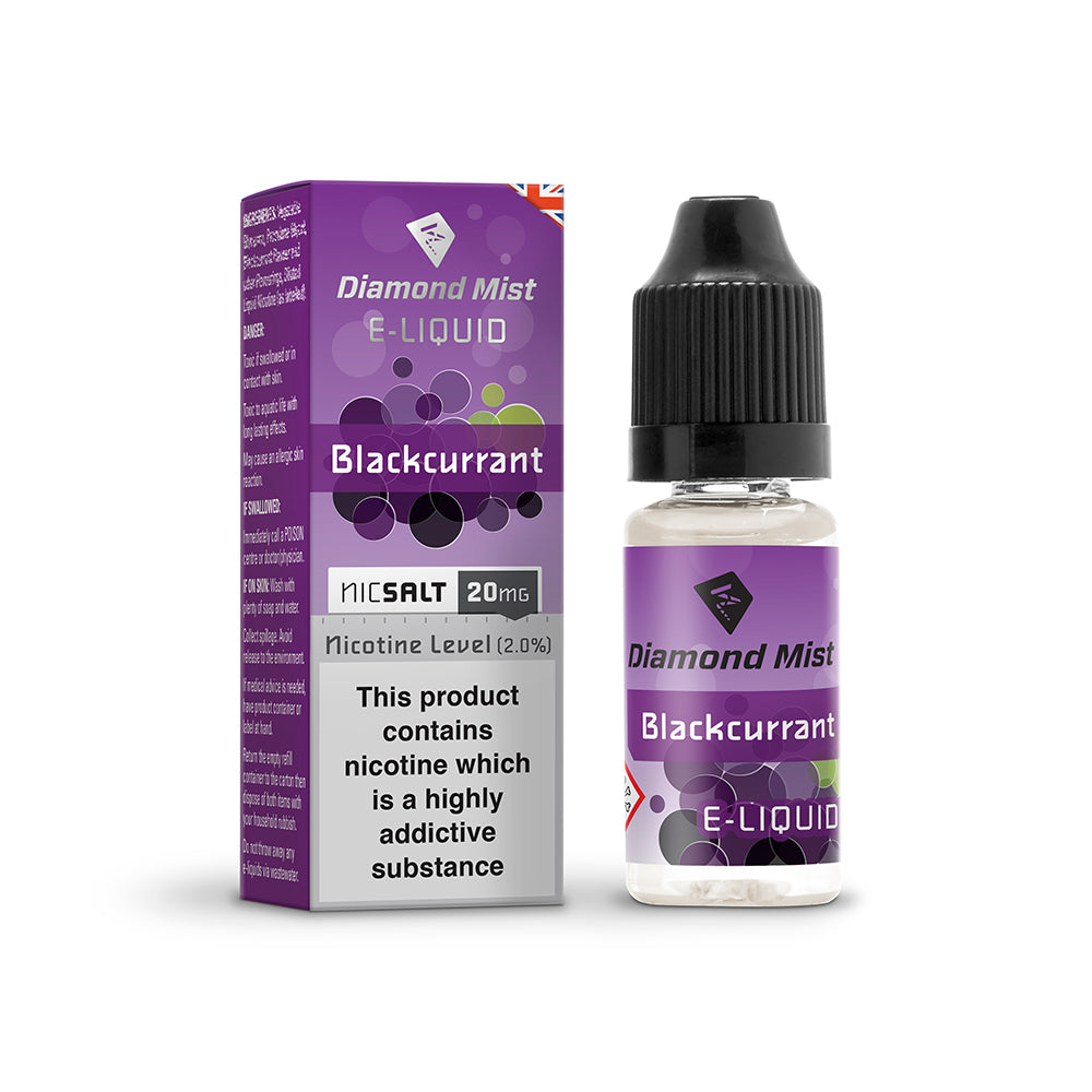 BLACK JACK 20mg Nic Salt Diamond Mist 10ml  Diamond Mist E-Liquid
