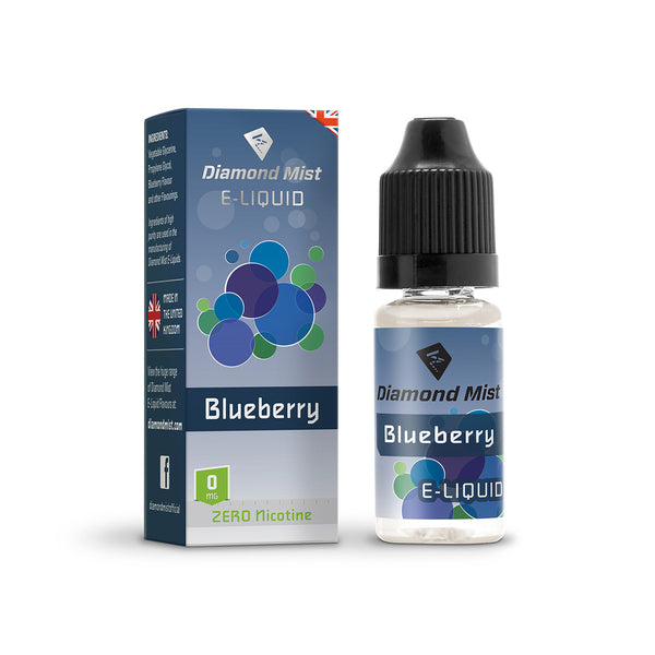 Diamond Mist Blueberry 0mg E-Liquid