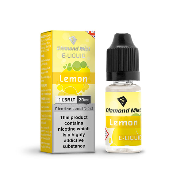 Diamond Mist Lemon 10mg Nic Salt E-Liquid