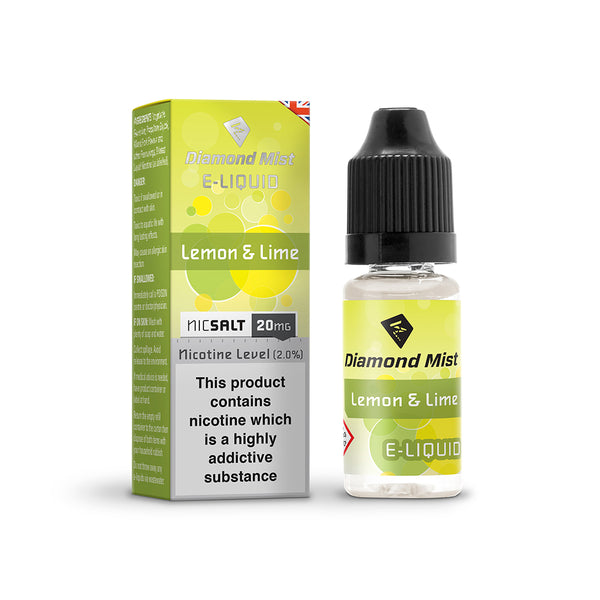 Diamond Mist Lemon & Lime 20mg Nic Salt E-Liquid