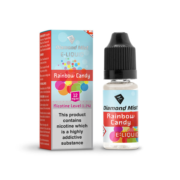 RAINBOW CANDY 12mg Diamond Mist E-liquid 10ml Diamond Mist E-Liquid RAINBOW CANDY 12mg Diamond Mist E-liquid 10ml Diamond Mist E-Liquid