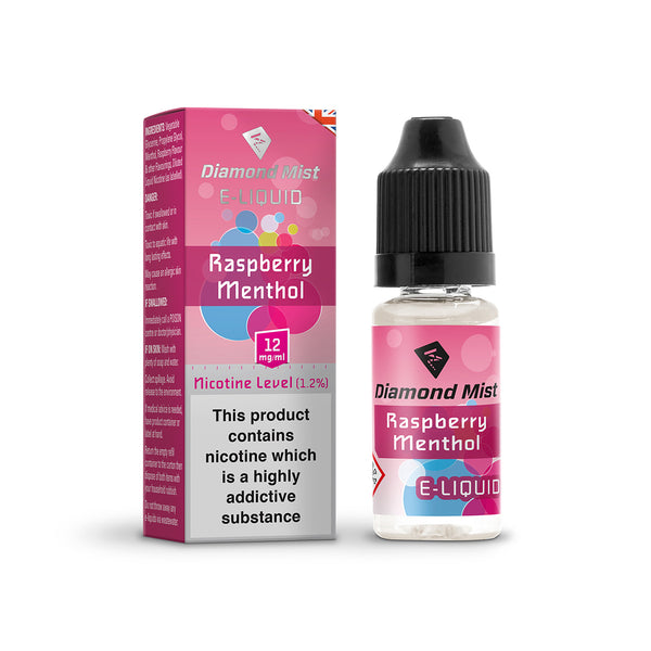 Diamond Mist Raspberry Menthol 12mg E-Liquid