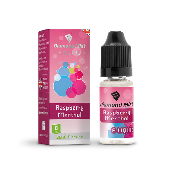 Diamond Mist Raspberry Menthol 0mg E-Liquid