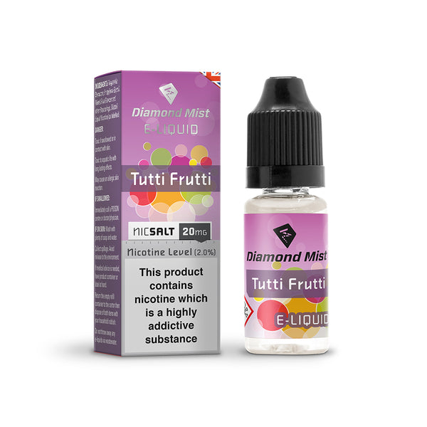 Diamond Mist Tutti Frutti 10mg Nic Salt E-liquid